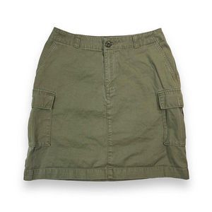 Vintage‎ 90s Gap Cargo Mini Skirt Womens 6 Green